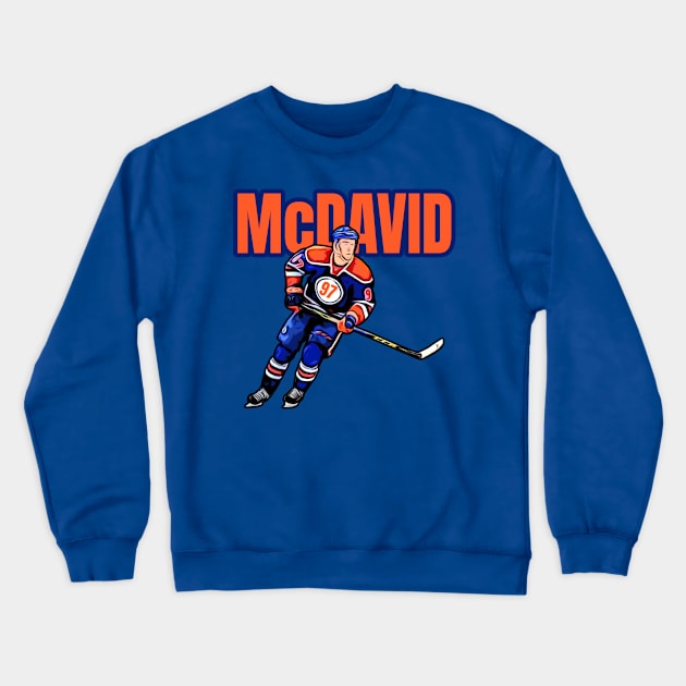 Oilers McDavid 97 Crewneck Sweatshirt by Gamers Gear